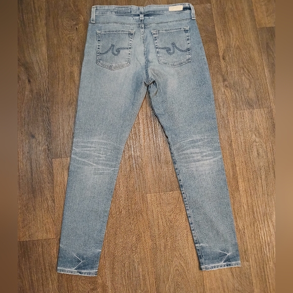 AG Adriano Goldschmied Women's Farrah AG-ed High-Rise Skinny Ankle Jeans. - Picture 11 of 16
